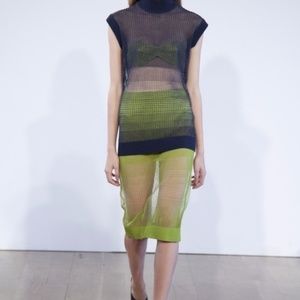 Lucas Nascimento SS13 sheer knit top